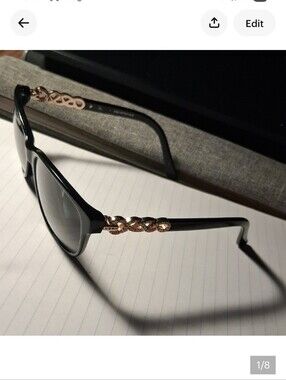Solvari Sunglasses Black And Gold